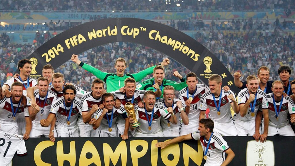 المنتخب الألماني عام 2014 يفوز بكأس العالم