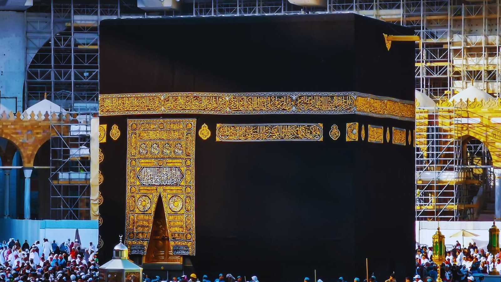 صورة لبيت الله الحرام الكعبة الشريفة في مدينة مكة المكرمة