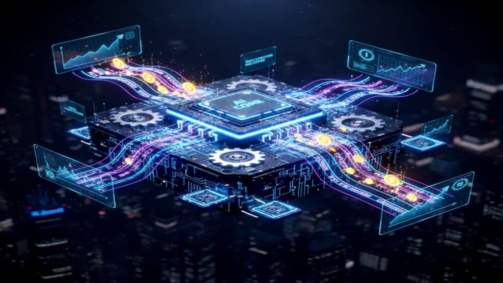 شخص يقوم بالالتسويق بالعمولة الموجه بالذكاء الاصطناعي