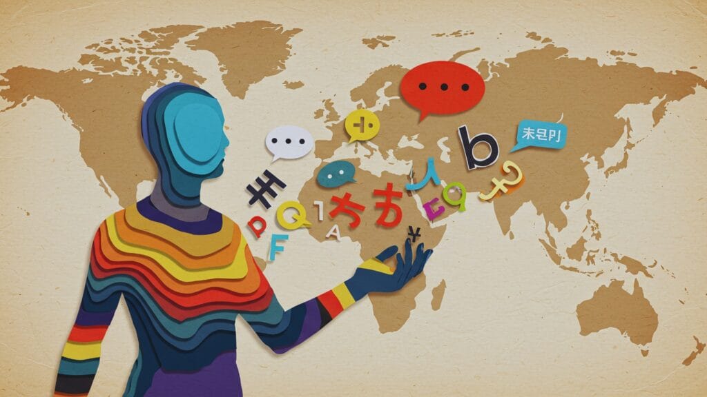 صورة تعبيرية توضح ثقافات الشعوب حول العالم واختلاف اللغات والعادات بين المجتمعات